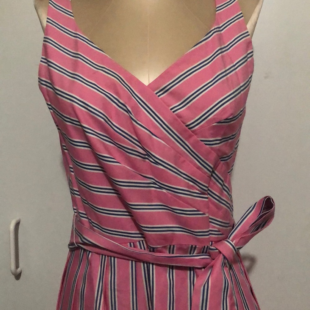 Talbots 4, Pink stripped Dress